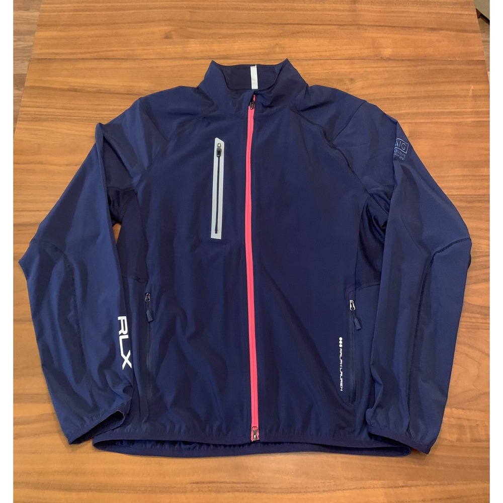 RLX Ralph Lauren x Billy Horschel Golf Jacket Mens M Full Zip Packable Stretch